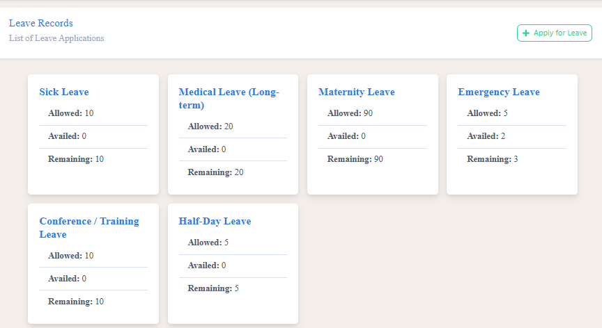 Seamless Leave Management 